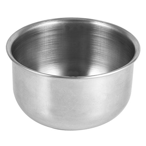 Tbest Metal Circle Soap Cup For Shaving,Shaving Soap Bowl Lather Lot Stainless Steel,Shaving Mug New Stainless Steel Metal Shaving Soap Mug Bowl Cup Shaver Cleansing Foam Tool For Man
