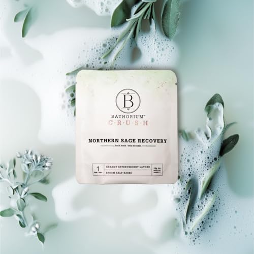 Bathorium Crush 8-Pack Signature Discovery Set, Luxury Bath Soaks, Dead Sea Salt, Epsom Salt, pH Balanced for Women, Gift Set, Each Soak is 4 oz