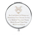 LQRI Cartoon Makeup Mirror Purple The Dragon Gift Lover Merchandise Purple The Dragon Fan Gift
