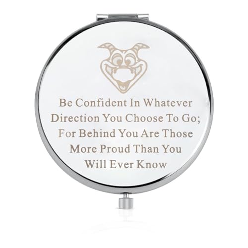 LQRI Cartoon Makeup Mirror Purple The Dragon Gift Lover Merchandise Purple The Dragon Fan Gift
