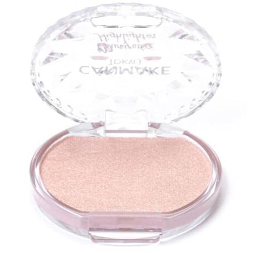 CANMAKE - Munyutto Highlighter - Packed Powder Compact - 0.13oz (3.8g) (02 Rose Quartz)