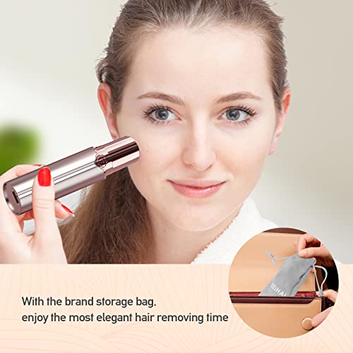 Facial Hair Removal for Women, Hair Removal Device, Rechargeable Hair Remover for Women, Facial Hair Remover for Face, Upper Lip, Chin, with a Branded Storage Bag