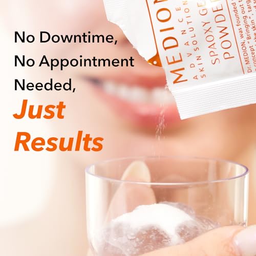 Dr. MEDION Spaoxy Gel CO2 Carbonated Face Mask | Anti-Aging, Fine Lines and Wrinkles, Visibly Firmer and Brighter Skin in 20 Min | Dermatologist-Developed | Made in Japan | 3 Treatments