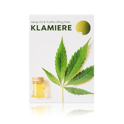 Hemp Oil and Truffle Wash Off Lifting Mask for 8 Applications | Korean Facial Mask Skin Care for dry skin | Skin Tightening, Moisturizing, Hydrating, Pore Minimizing Mask for Women and Men