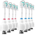 Replacement Brush Heads Compatible with Philips Sonicare, Compatible with Sonicare E Series Essence Xtreme Elite Advance and CleanCare Screw-on Electric Toothbrush, BN728, 8 Pack
