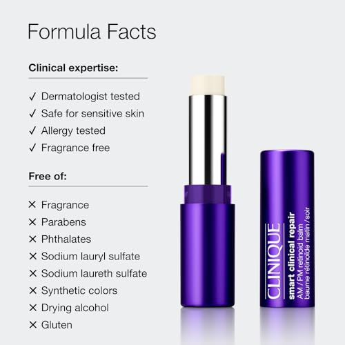 Clinique Smart Clinical Repair AM/PM Retinoid Balm With Hyaluronic Acid For All Skin Types | Softens + Plumps Fine Lines | Safe For Sensitive Skin, 0.11 Ounce