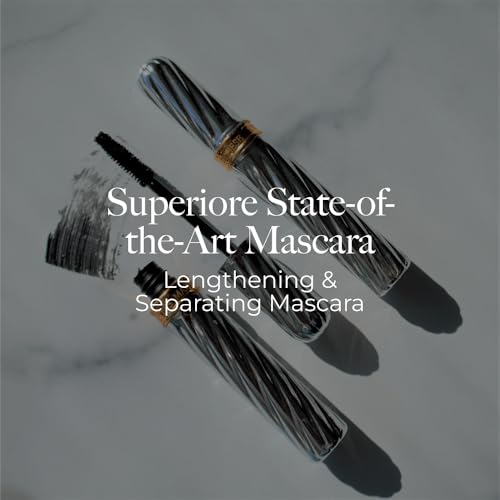 Borghese Superiore State-of-the-Art Mascara - Thickening, Conditioning & Lengthening Black Mascara, Smudge- & Flake-Free, Suitable for Sensitive Eyes