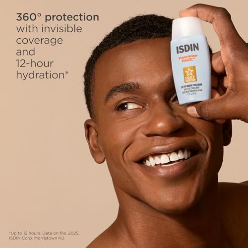 Fusion Water MAGIC, Ultralight Broad Spectrum SPF 40 Sunscreen with Hyaluronic Acid and Vitamin E, 50ml