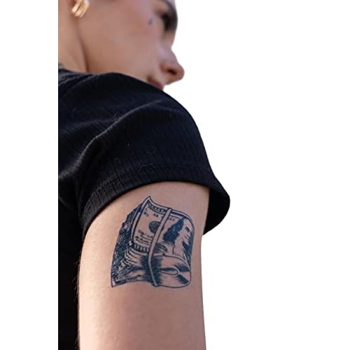 Temporary Tattoos ? Volume I ? 10-Piece Set | Teardrop, Praying Hands, Cross & More | Water-Transfer Fake Tattoos for Face & Body ? Classic OG Thug Life Collection