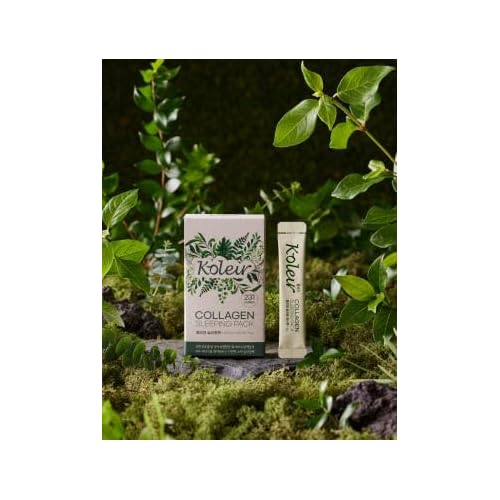 Koleur Collagen Sleeping Pack ? 15 Stick Packs with Niacinamide and Adenosine for Overnight Moisturizing Care