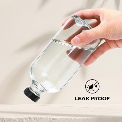 16oz Glass Spray Bottles,Empty Reusable Spray Bottles,Glass Spray Bottles for Cleaning,Refillable Containers with Spray Nozzles for Cleaning,Window Cleaner,Hair Care,Flowers12 Pack