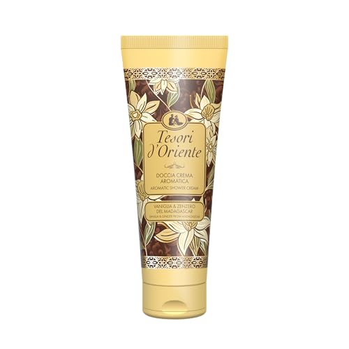 Tesori d'Oriente:"Vaniglia E Zenzero" Madagascar Vanilla and Ginger Shower Cream - 250 Ml (8.45us Fl Oz) [ Italian Import ]