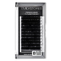 Lash Extensions 0.25mm Thickness B Curl Length 8mm Volume Individual Eyelashes For Eyelash Extensions (0.25,B,8mm)