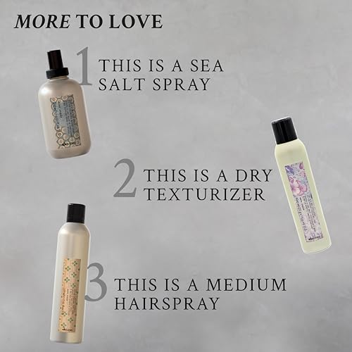 Davines This Is A Texturizing Serum, Light Hold Texture & Structure - Serum for Wavy Looks - Adds Body & Softness without Weighing Down, 5.07 Fl Oz