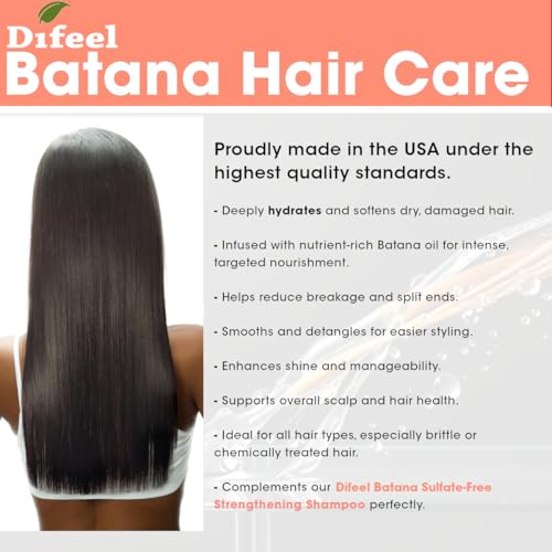 Difeel Batana Conditioner 33.8 Ounces - Sulfate Free Conditioner
