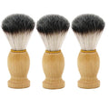 Shaving Brushes for Men ? 3 Pack Vegan Shaving Brush Set with Soft Synthetic Bristles for Gentle Face Cleaning,ideal for Travel & Daily Use, Gift for Father's Day, Birthdays, and Christmas