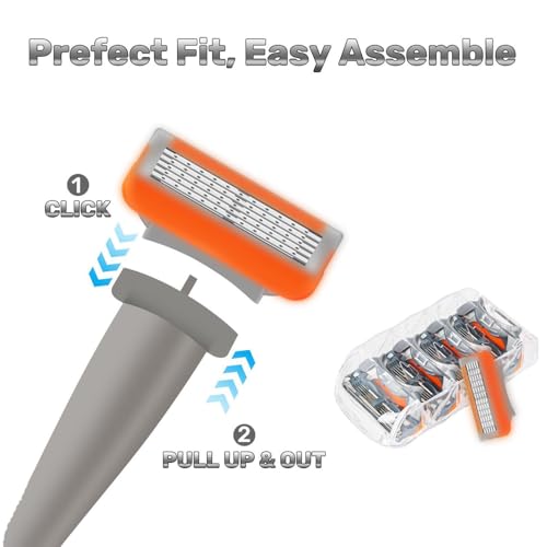 Facial Epilator for Women, Painless Electric Razors for Silk Skin, Portable Facial/Bikini Area/Underarm/arm/Leg Hair Removal Device - IPX7 Waterproof&Easy Cleaning, Ceramic Blade, Gifts for Her