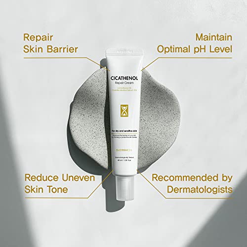 Dr.CHROMCELL] CICATHENOL Repair Cream | Korean Moisturizing Cream | Glow Boosting Moisturizer | Daily Moisturizer | Panthenol Moisturizer | Korean Skin Care | 1.35 fl oz