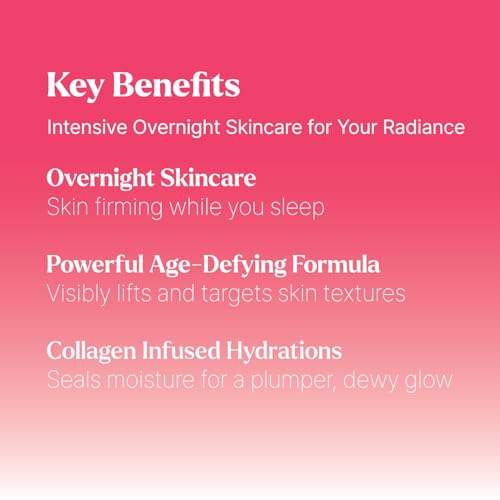 PROOT Collagen Night Cream | Collagen Face Cream | Collagen Jelly Cream | Overnight Collagen Night Cream | Overnight Collagen Face Mask | High Performance Korean Skincare | 2.7 oz