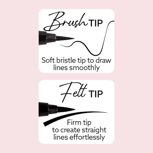 L.A. Girl Wink & Line Black Duo Liquid Liner G43384