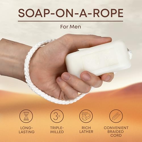 Dana English Leather Fragrance Soap On A Rope for Men