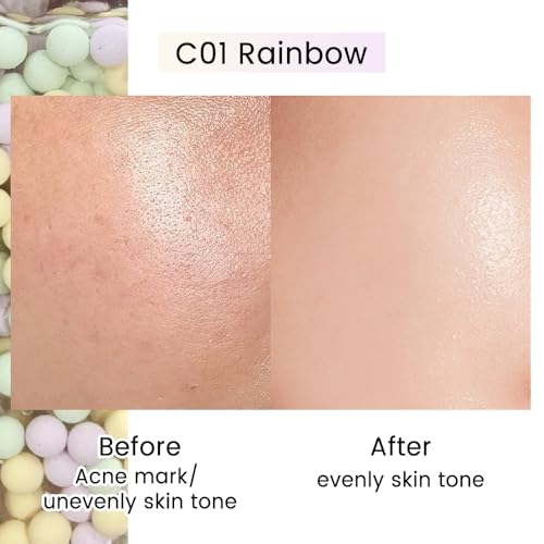 CATKIN Skin Tone Corrector Makeup Primer, Isolation Cream, 3 IN 1 Skin Tone Correcting, 73% Moisturizing Essence, Oil Control Primer For Flawless & Poreless Face Makeup Base Oil Free Formula