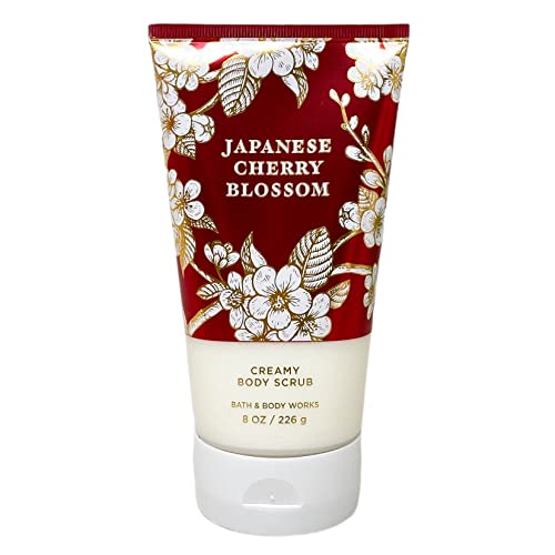 Bath & Body Works Japanese Cherry Blossom 2 Piece Gift Set - Body Cream and Body Scrub - Full Size
