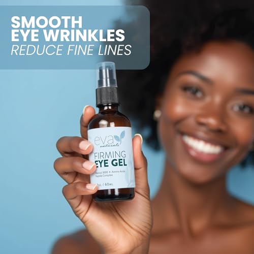 Eye Gel for Dark Circles, Bags & Puffiness ? Anti-Aging Serum with Peptides, Hyaluronic Acid & Botanicals ? Firming Under Eye Treatment for Wrinkles, Fine Lines & Tired Skin ? 2 oz