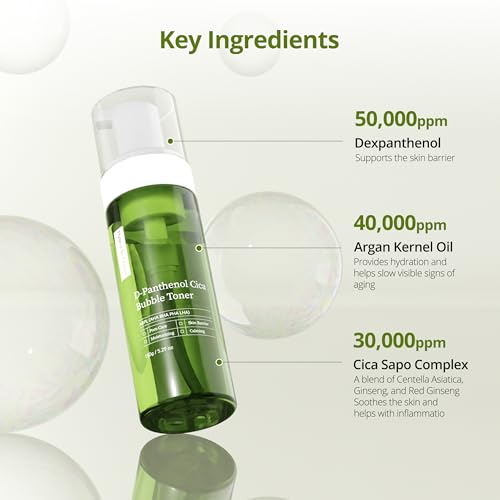 Hybrid Dr.Choice D-panthenol CICA All-Purpose Bubble Skin Toner 150ml AHA BHA PHA LHA Pore Sebum Care Natural Plant Extracts Bubble German Dermatest Excellent