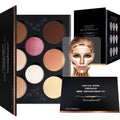 Youngfocus Cosmetics Cream Contour Best 8 Colors Contouring Foundation - Highlighting Makeup Kit/Concealer Palette - Vegan, Cruelty Free and Hypoallergenic - Instruction Manual£¨Face Blushes£©