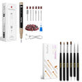 MelodySusie 30000RPM Portable Electric Nail Drill with Nail Art Brushes Set