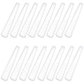 50 Pieces Tweezer Protector Soft Silicone Tweezers Protector Cap Tweezer Tip Covers Tweezers Point Protectors Tweezer Protective Cover, Transparent