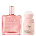 Nuxe Huile Prodigieuse Floral Shimmering Dry Oil (1.6 Fl Oz) & R?ve de Th? Aluminum-Free Deodorant (1.6 Fl Oz), Skincare Duo for Radiant Skin & 24-Hour Freshness