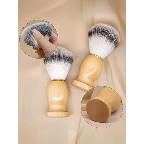 Premium Badger Hair Shaving Brush for Men with Ergonomic Wood Handle - Ultra Soft Lather for Safety Razor & Wet Shaving - Best Gift for Men (Husband, Dad, Boyfriend) - Luxury Barber Grade