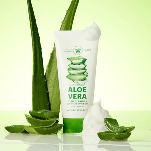 Nature Republic Mild & Moisture Aloe Vera Foam Cleanser (Old Ver.)