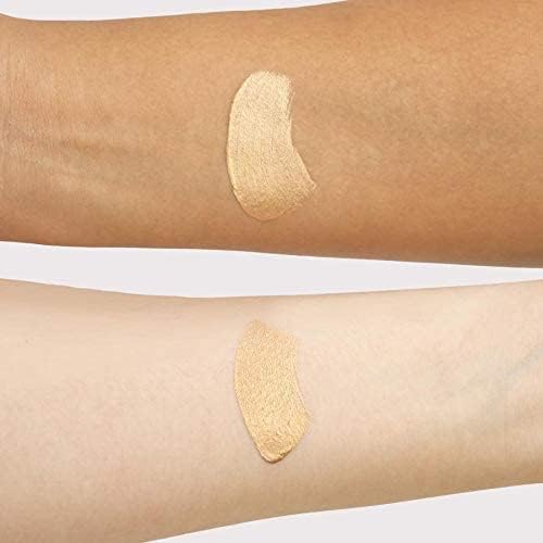 theBalm Bonnie-Dew Manizer Liquid Highlighter, Skin Perfector, Long-Lasting, Soft, All-Over Illuminator, Easily Blendable, Brown, 0.19 oz