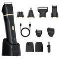 ele ELEOPTION Electric Razors for Women 5-in-1 Waterproof Wet Dry Electric Shaver with USB Charge Dock, Legs Hair Remover, Body Shaver for Beard Bikini Trimmer for Women Black