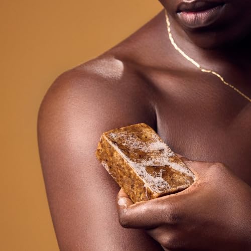 R&R Skincare Pure Black Soap Bar ? African Black Soap for Face & Body ? Handcrafted with Shea Butter & Palm Kernel Oil ? Deep Cleansing & Moisturizing ? Gentle for All Skin Types