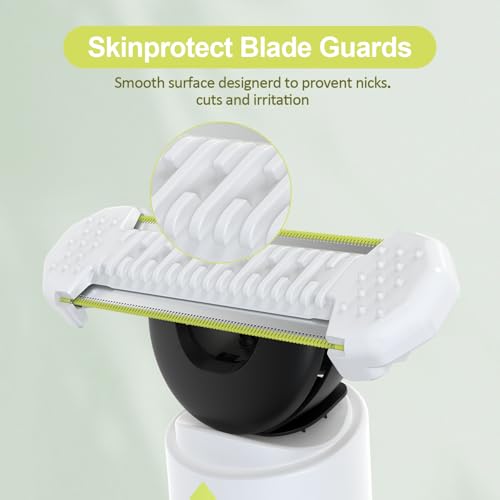 Skin Protect Replacement Guards for p-hilip norelco O-Blade, 3 Pack Unisex Intimate Pubic & Personal Body Groomer & Trimmer Protect Guards with Extra Skin Protection (BLADE NOT INCLUDED)