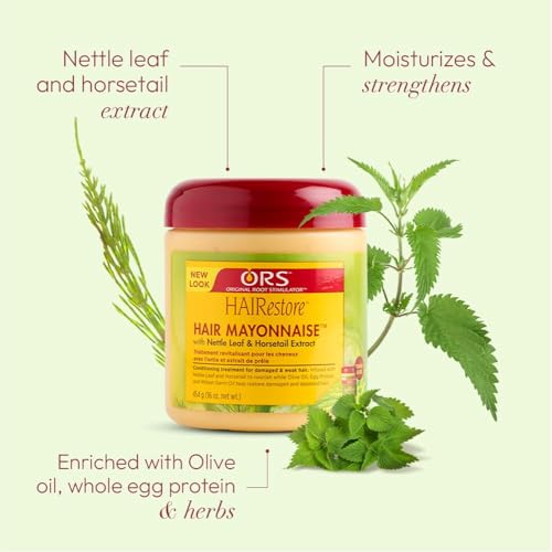 ORS HAIRestore Hair Mayonnaise with Netle Leaf & Horsetail Extract for Damage Hair 8 Ounces