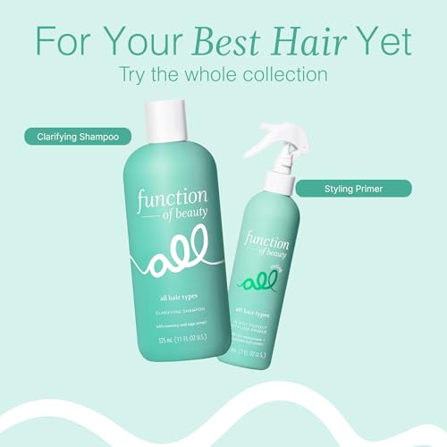 Function of Beauty Clarifying Hair Shampoo for All Hair Types - Sulfate-Free Shampoo Removes Dirt, Build Up & Excess Oil - Lightweight Deep Cleaning Hair Detox - Hair Care Products
