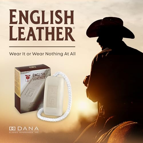 Dana English Leather Fragrance Soap On A Rope for Men