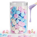 Flower Shaped 1LB Hard Wax Beads - 7 Unique Designs, Gentle Floral Scent, Color-Changing Wax Beads | All-Body Hair Removal (Face, Bikini, Arms, Legs) | At-Home Wax Refill for Women & Men