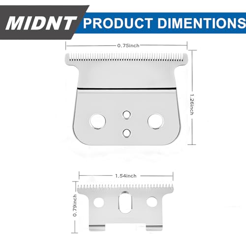 Replacement Blades for Andis T Outliner,Compatible with G,GO,GTO,GTX Trimmers,High Heat Resistance Blades Compatible with Headliner LS2,LS3 Replacement Blades.