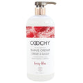 Coochy Shave Cream - Moisturizing Shave Lotion - Gentle Intimate Shaving Cream - For Bikini Area, Underarms, Legs & More - Rash-Free, Hydrating Formula - Berry Bliss - 32 oz