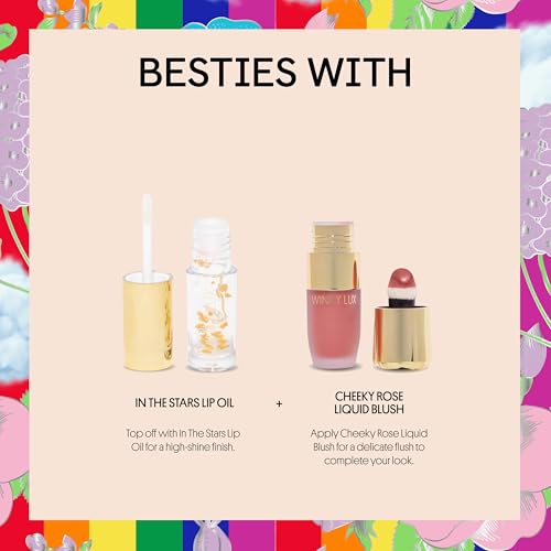 Winky Lux Rainbow Tri-Color Tinted Lip Balm ? Hydrating Lip Care with Jojoba Oil & Vitamin E, Sheer Pink Tint, Moisturizes and Softens Dry Lips