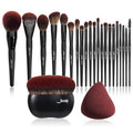 Jessup Makeup Brushes T271 with Foundation Brush+Makeup Sponge T881
