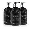 Baylis & Harding Liquid Hand Soap Wash with Dispenser, Elements, Dark Amber & Fig, 16.9oz/500ml (3-Pack)