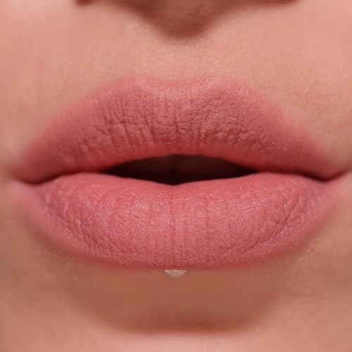 Revolution Beauty London, Air Blur Matte Liquid Lipstick, Long-Lasting Lip Color, Face Makeup, Vegan & Cruelty-Free, Chauffeur Nude, 0.11 fl oz