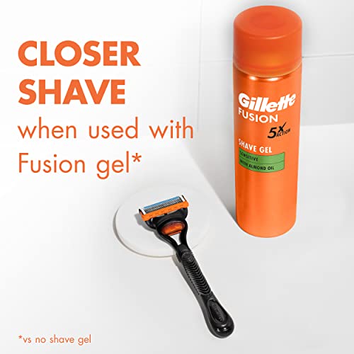 Gillette Fusion5 Razor for Men, Handle + 1 Razor Blade Refill